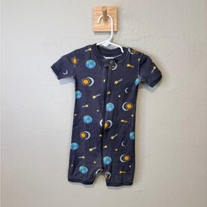 Hanna Andersson Navy Space Print One Piece